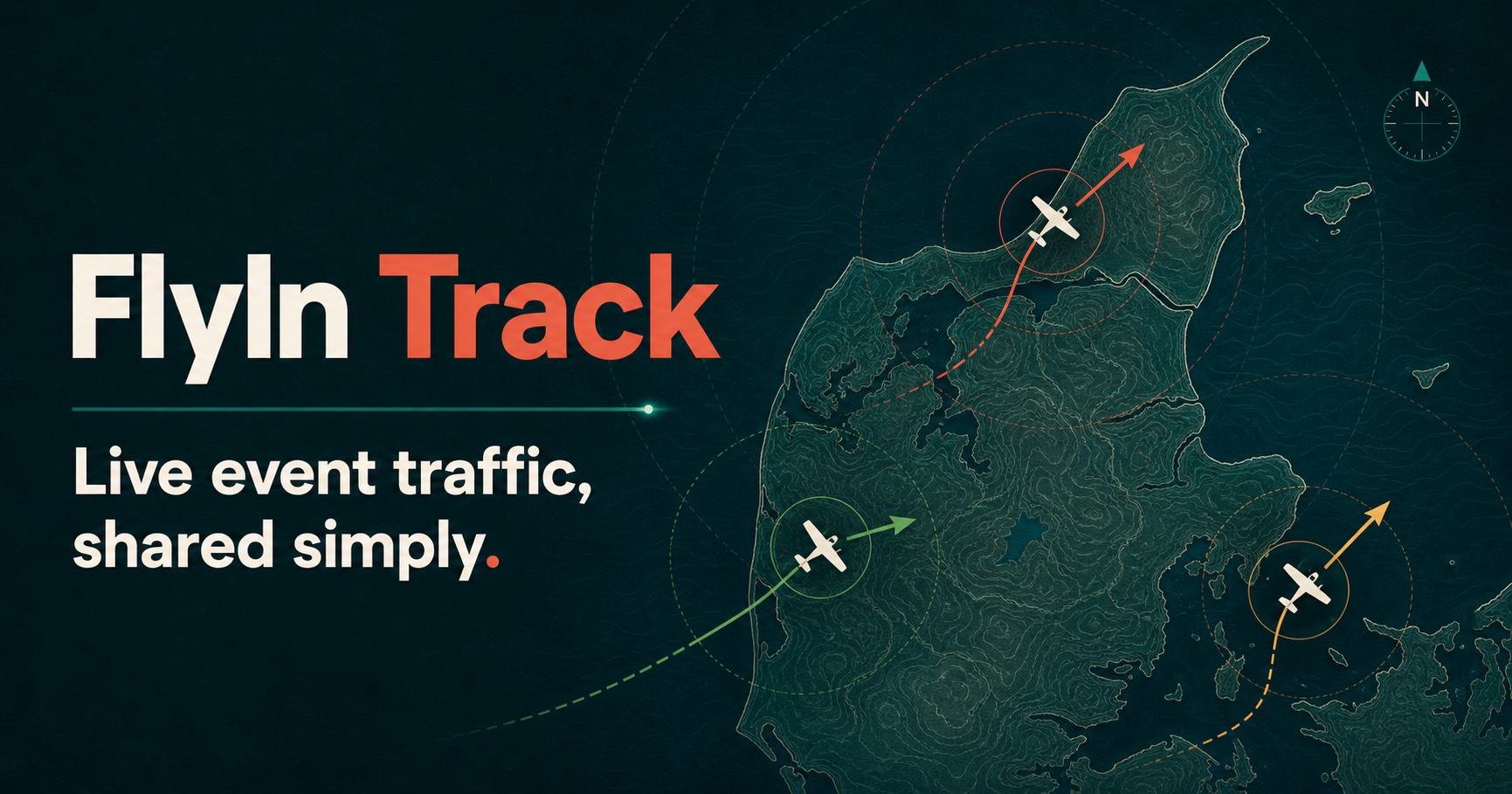 FlyIn Track aircraft and live map preview